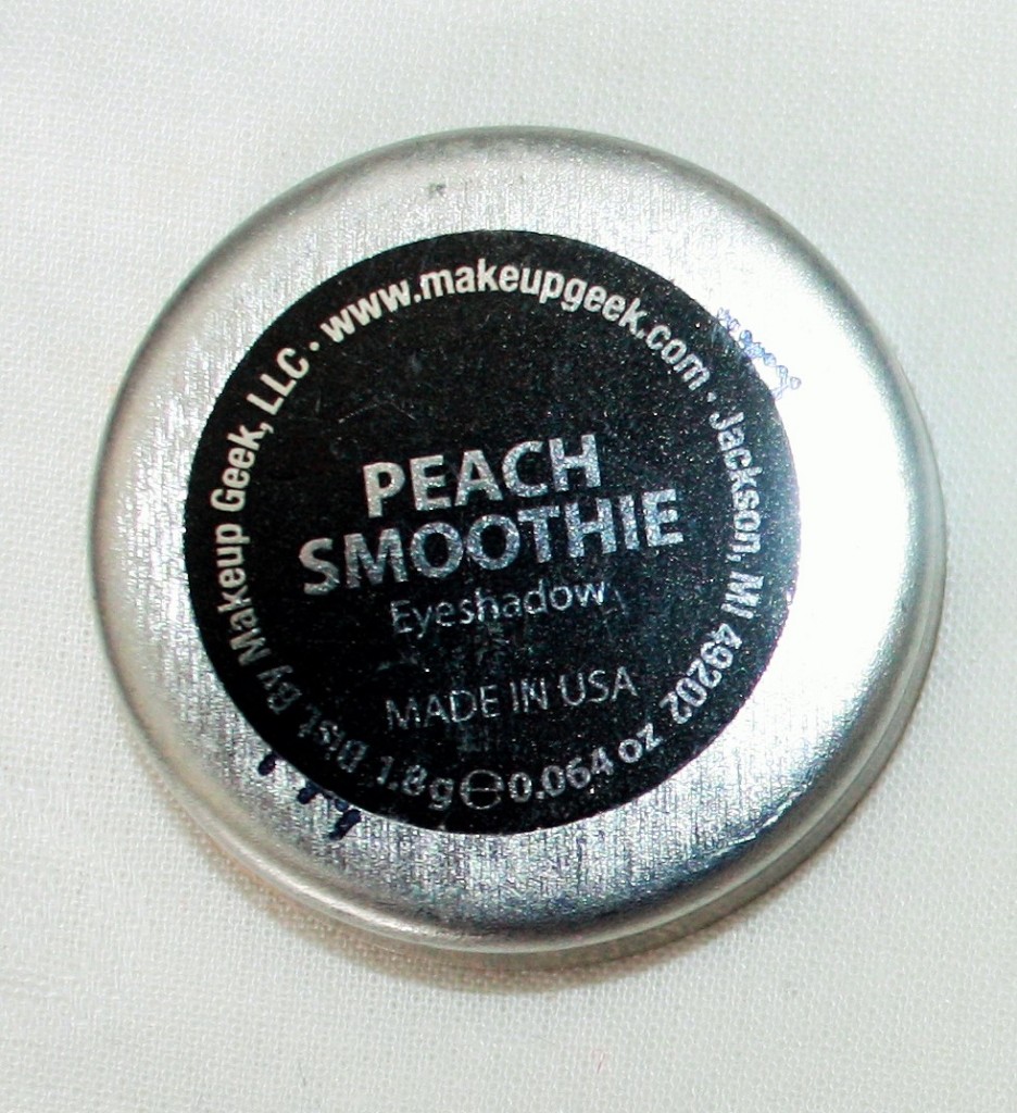 Makeup Geek Peach Smoothie Eyeshadow