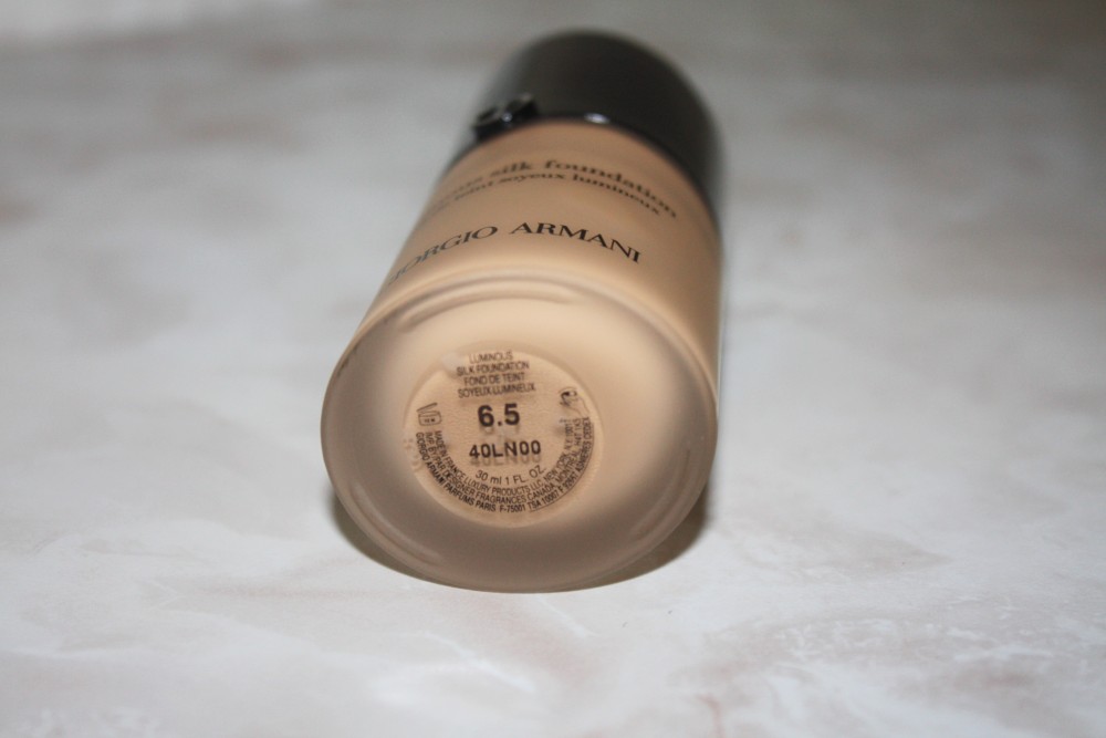 Giorgio Armani Luminous Silk Foundation Review005