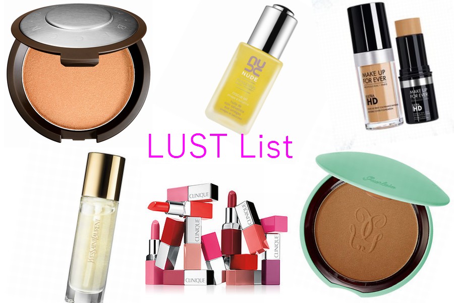 beauty-lustlist-makeup-wishlist-summer-becca-jaclynhill-champagnepop-highlighter-mufe-ultahdfoundation