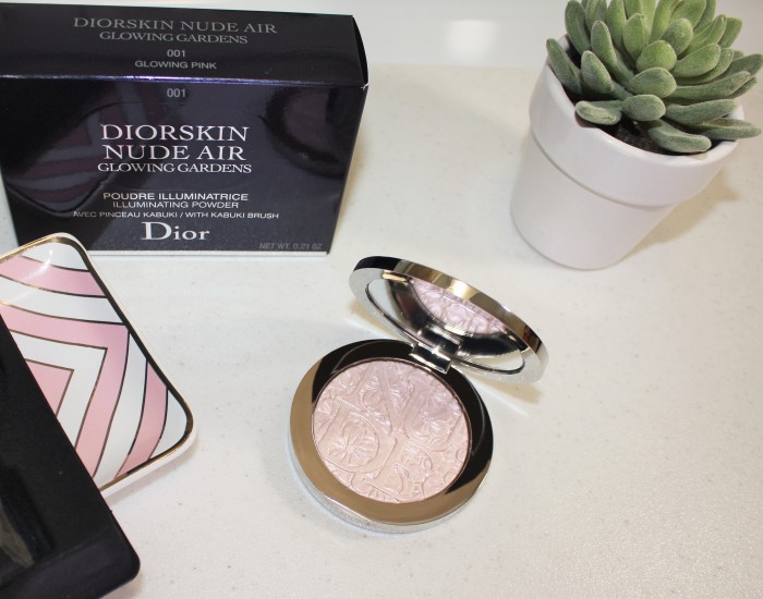 Dior Diorskin Nude Air Glowing Gardens Illuminating Powder in Glowing Pink Review004