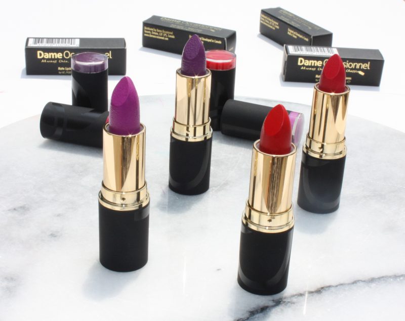 Dame Occasionnel Matte Lipstick Set-003