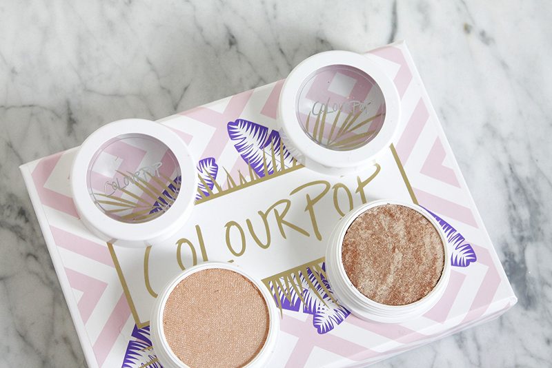 COLOURPOP COSMETICS EYESHADOWS, SUPER SHOCK HIGHLIGHTERS AND LIPSTICKS