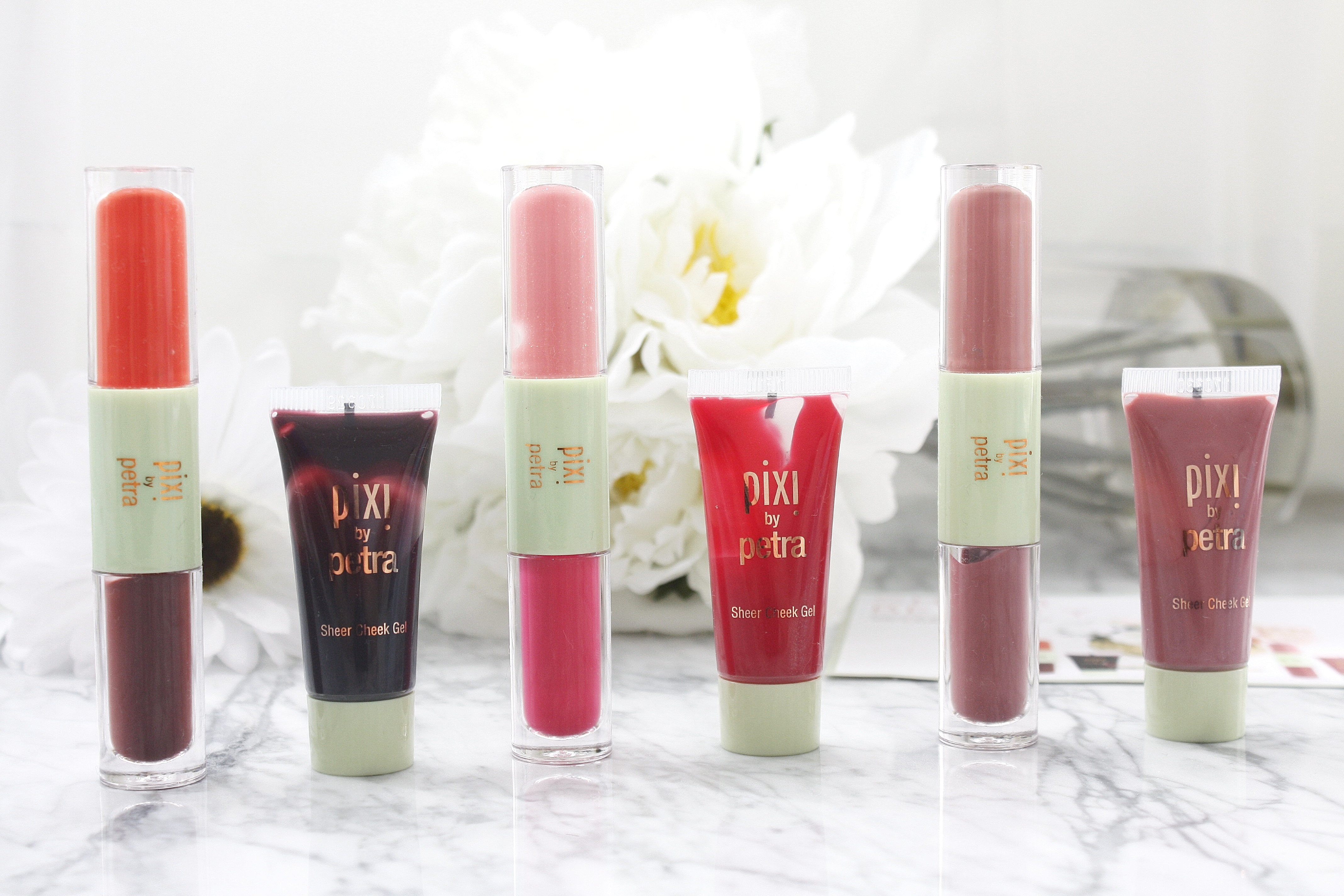 PIXI SHEER BEAUTY - GelTint & SilkGloss and Sheer Cheek Gel