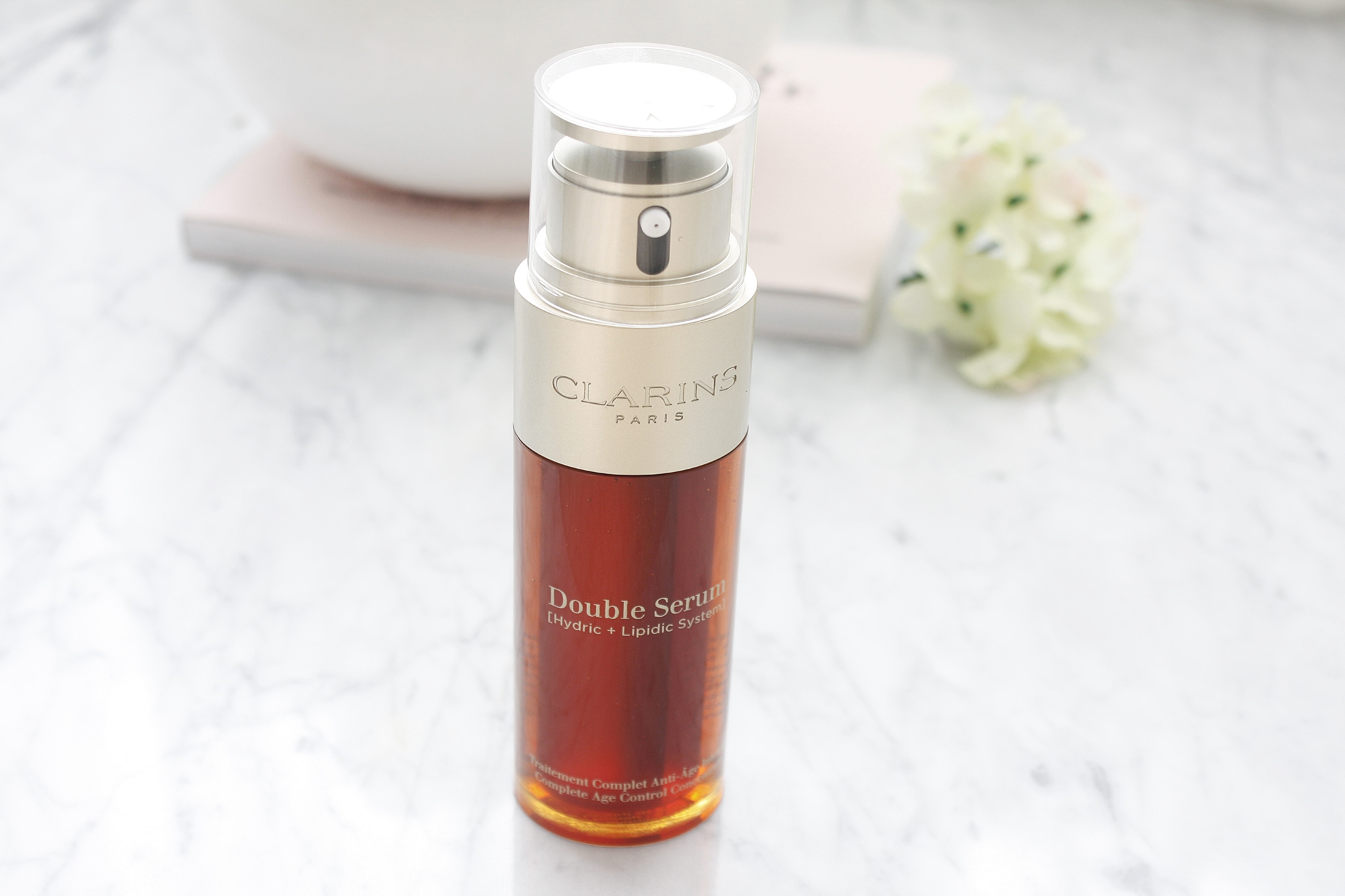 CLARINS DOUBLE SERUM - FACE TO CURLS