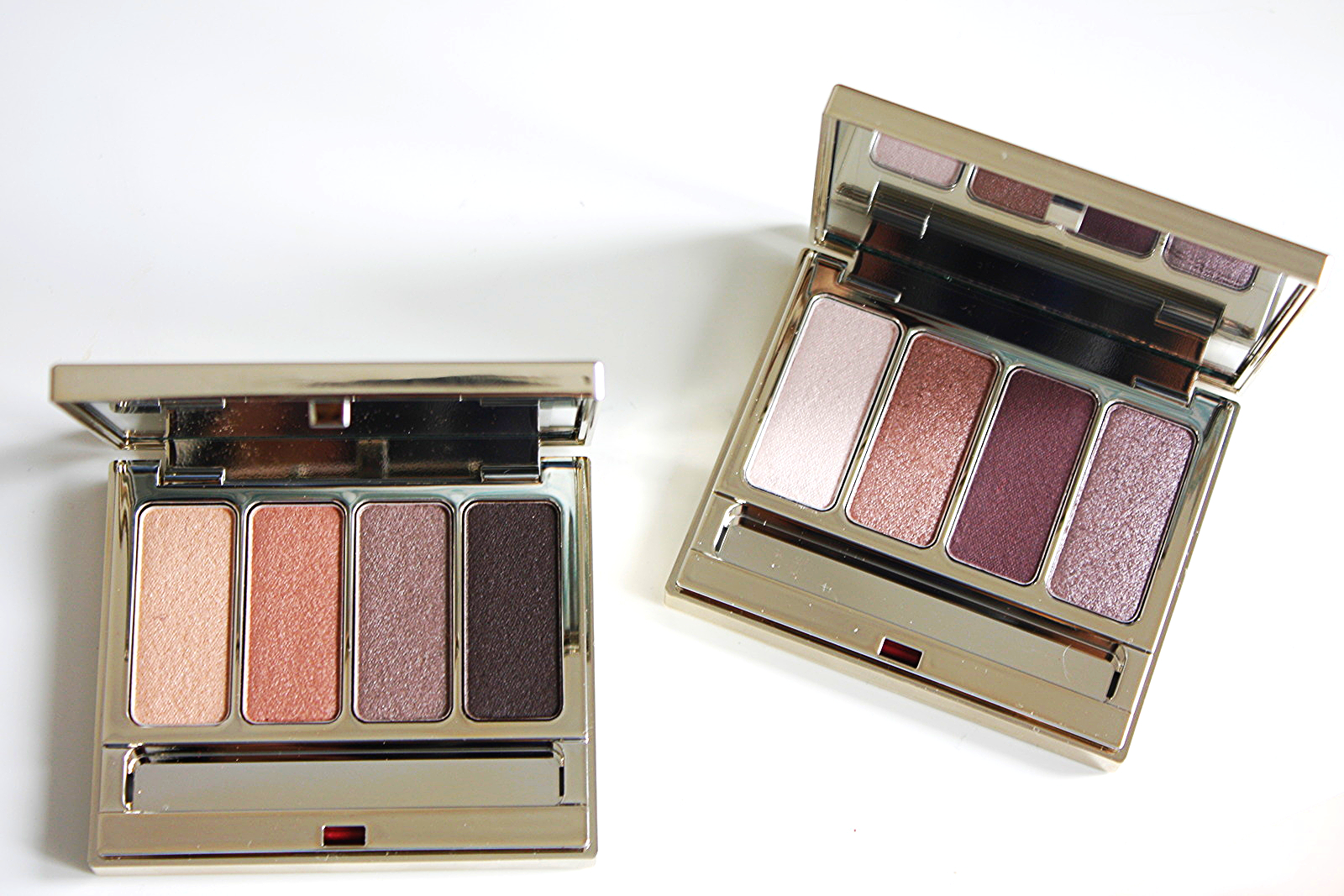 CLARINS 4-COLOUR EYESHADOW PALETTE – NUDE & ROSEWOOD