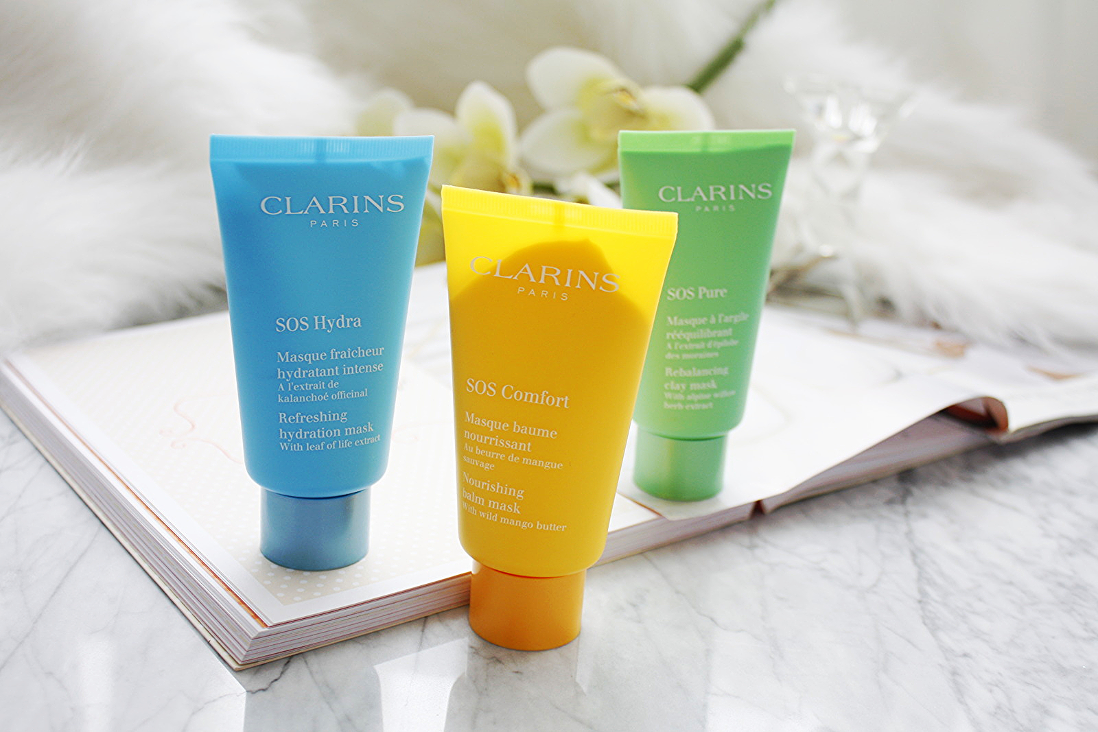 MASTER THE ART OF MULTI-MASKING WITH CLARINS SOS FACE MASKS