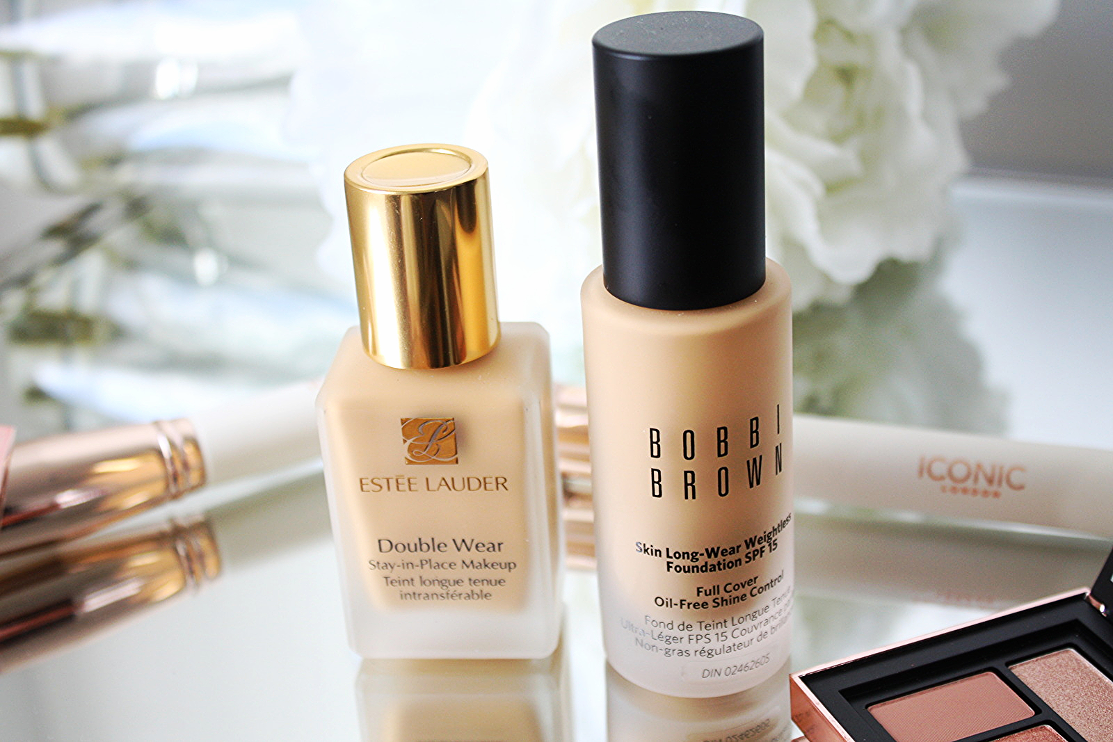 FOUNDATION TESTING WITH ESTÉE LAUDER AND BOBBI BROWN 