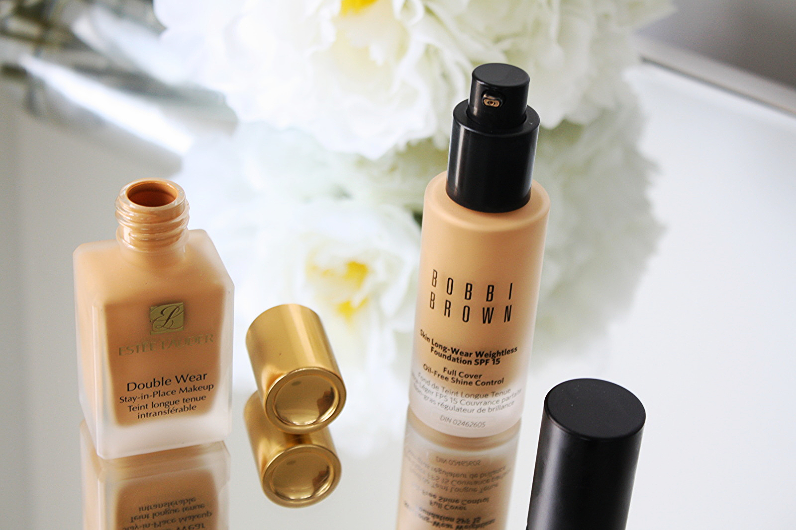 FOUNDATION TESTING WITH ESTÉE LAUDER AND BOBBI BROWN 