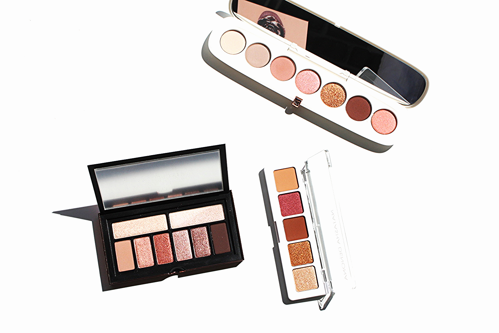 THREE EYESHADOW PALETTES FROM MARC JACOBS, NATASHA DENONA AND SMASHBOX