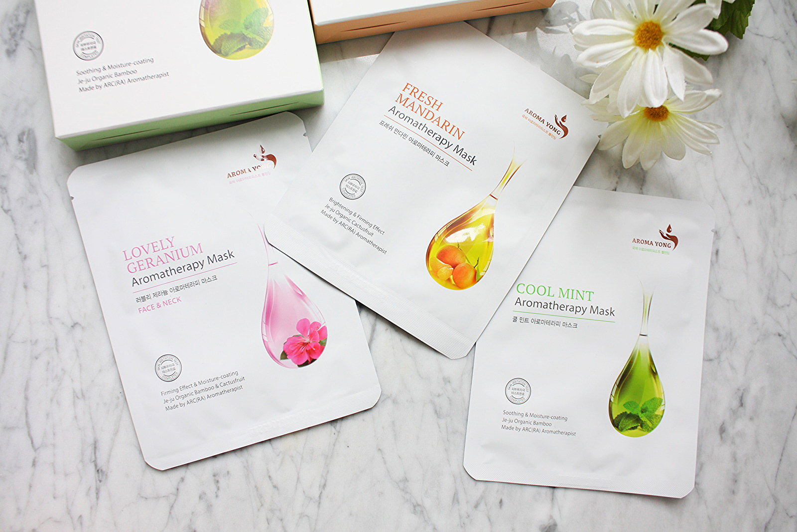 AROMA YONG SHEET MASKS REVIEW