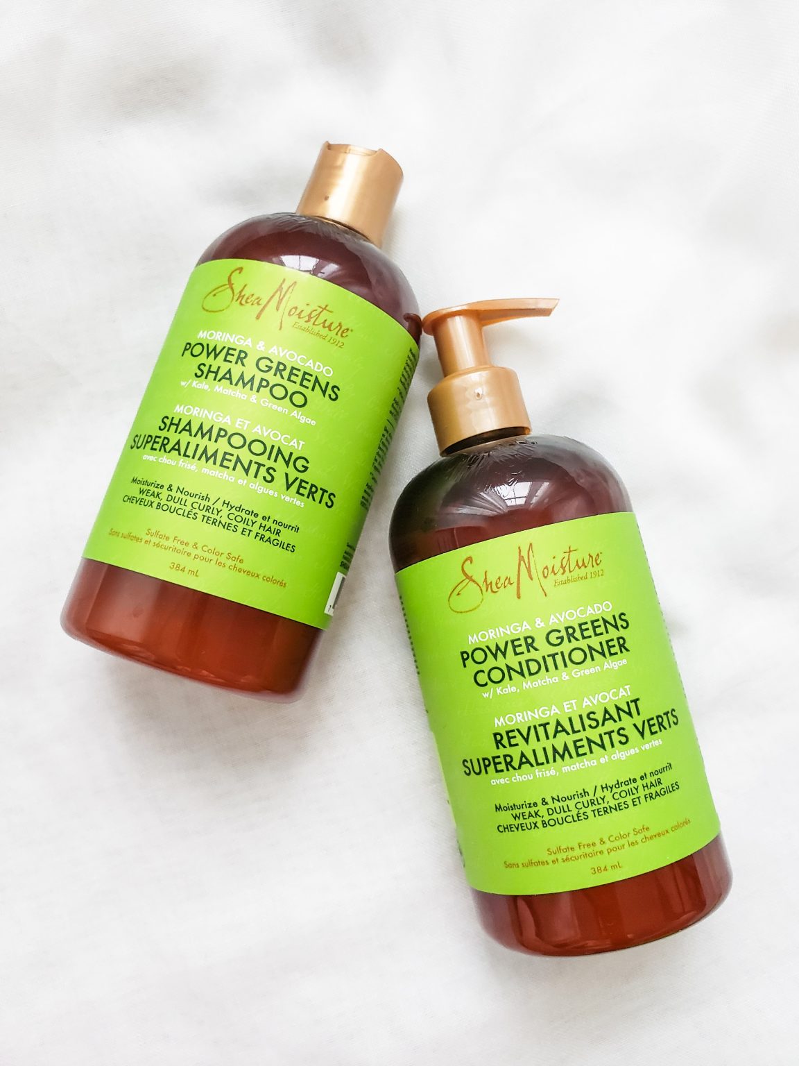 SHEA MOISTURE MORINGA & AVOCADO POWER GREENS COLLECTION