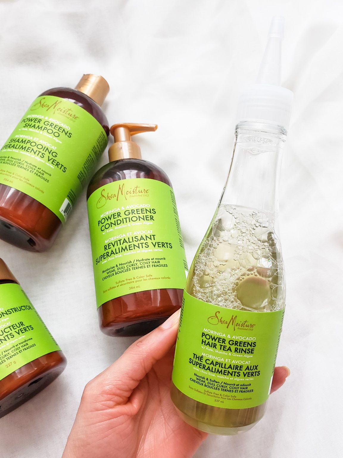 SHEA MOISTURE MORINGA & AVOCADO POWER GREENS COLLECTION