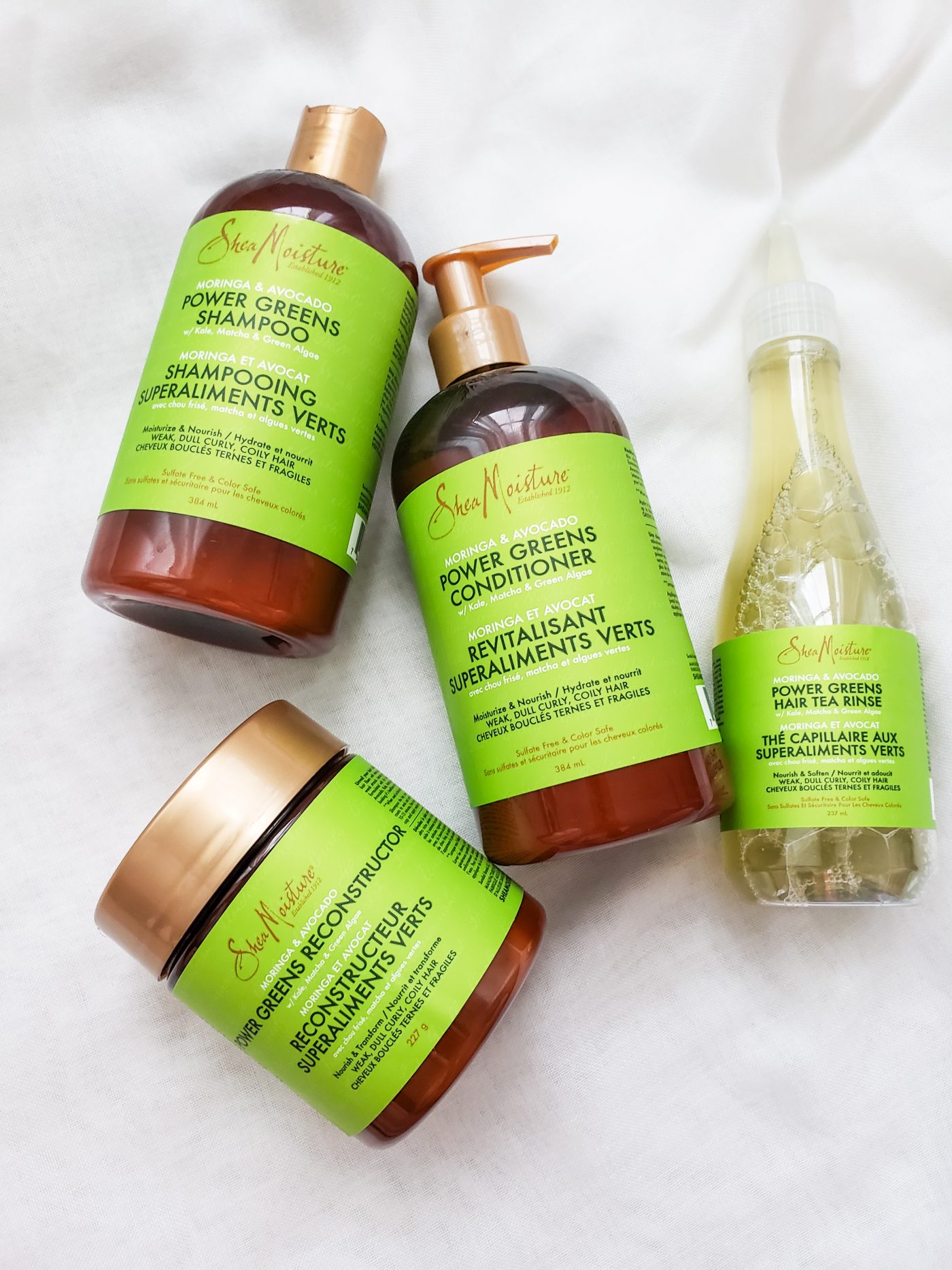 SHEA MOISTURE MORINGA & AVOCADO POWER GREENS COLLECTION