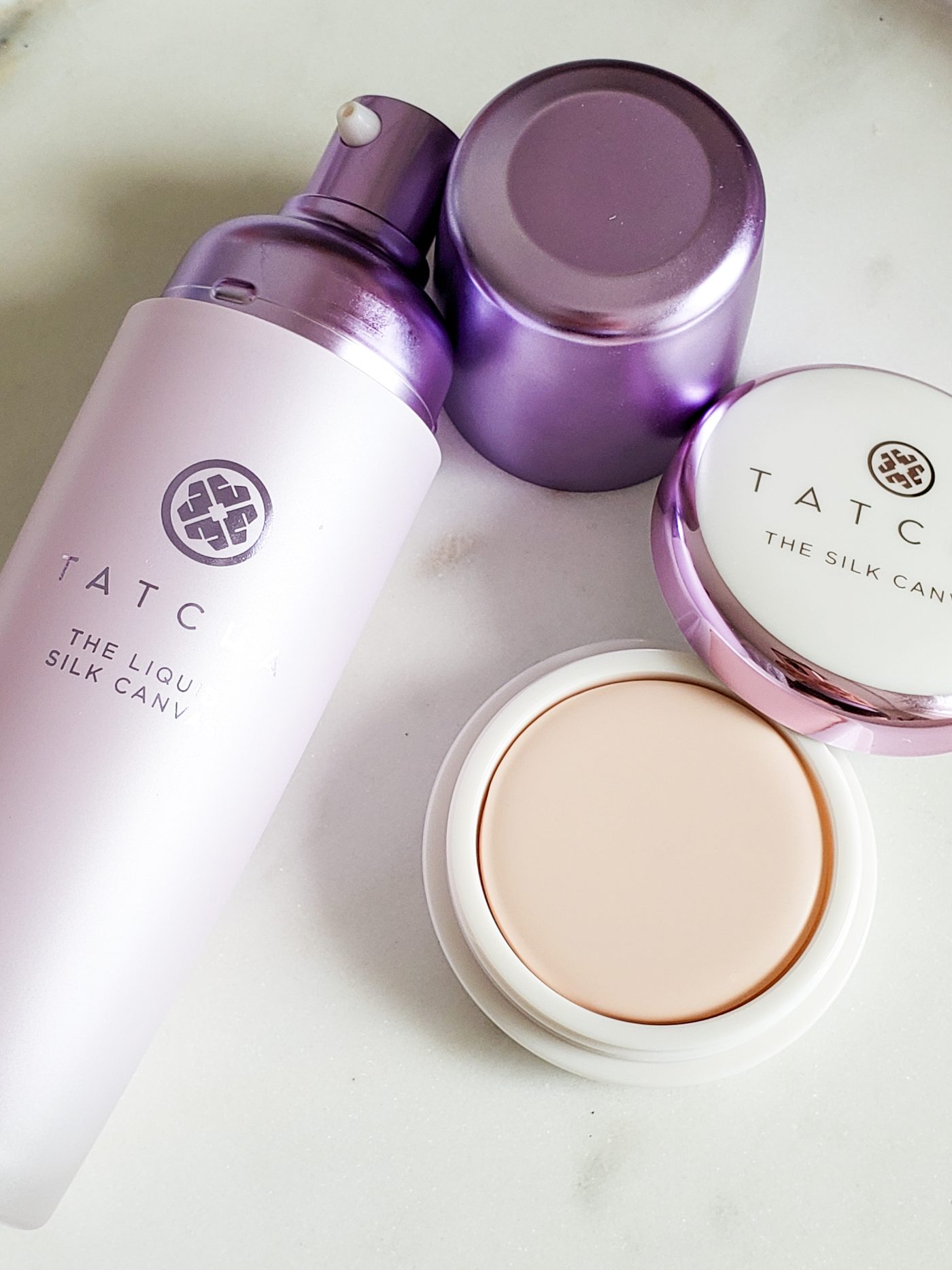 TATCHA THE SILK CANVAS & THE LIQUID SILK CANVAS FACE TO CURLS