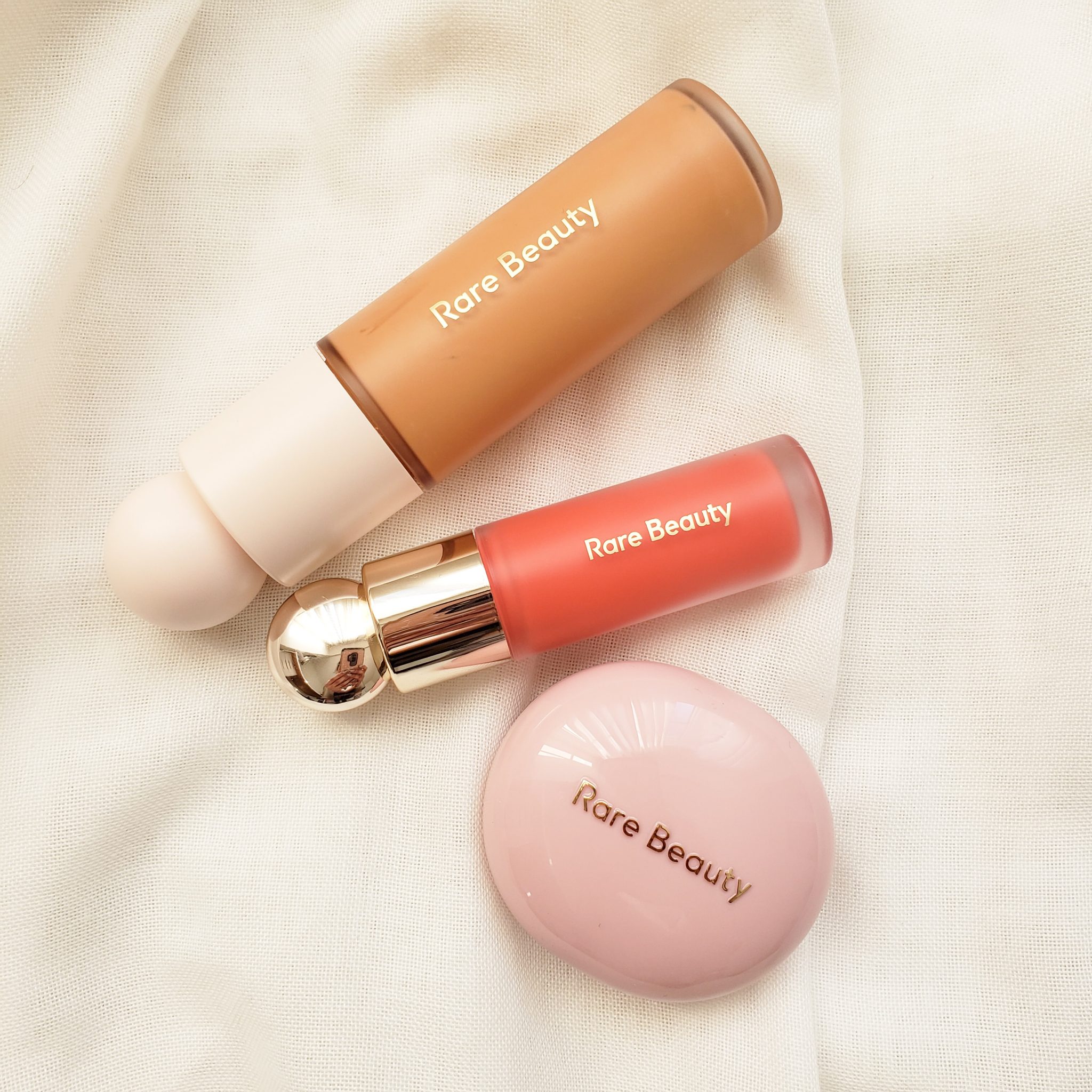 RARE BEAUTY FOUNDATION & BLUSHES