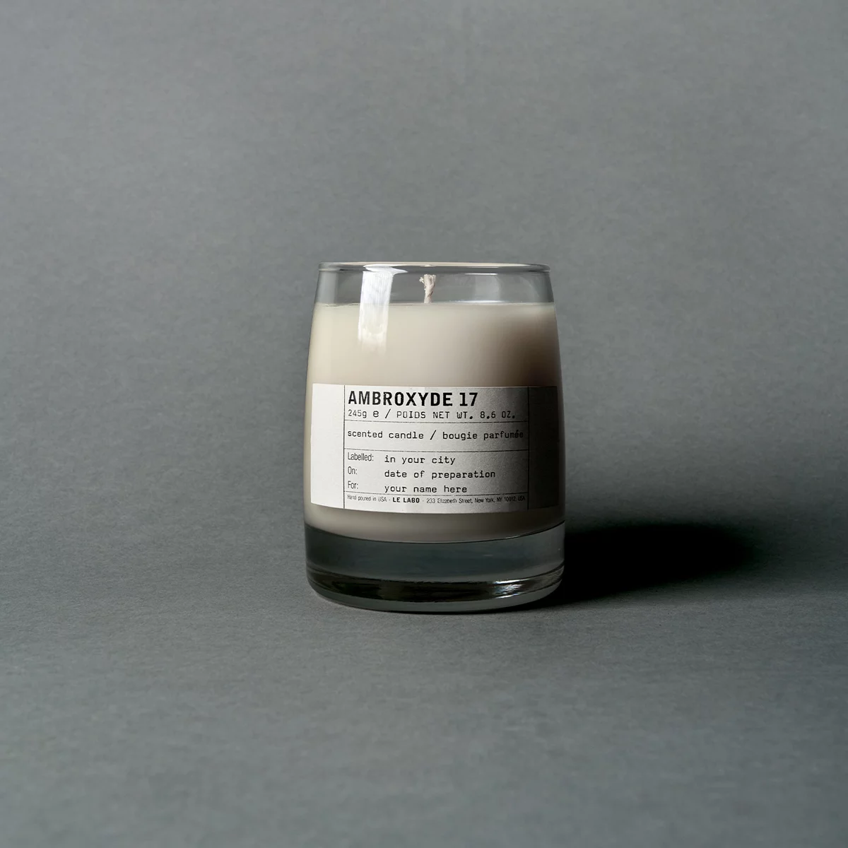 LE LABO Introduces Their New Classic Candle, Ambroxyde 17