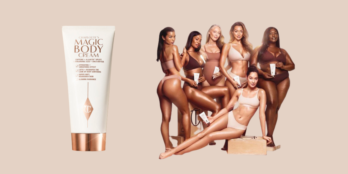 Charlotte Tilbury's Well-Loved Magic Cream Moisturizer Is Now in a Body Cream