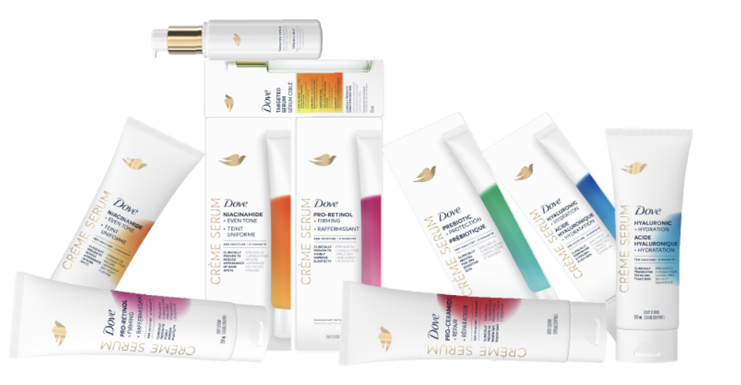 Introducing the NEW Dove Crème Serum Collection