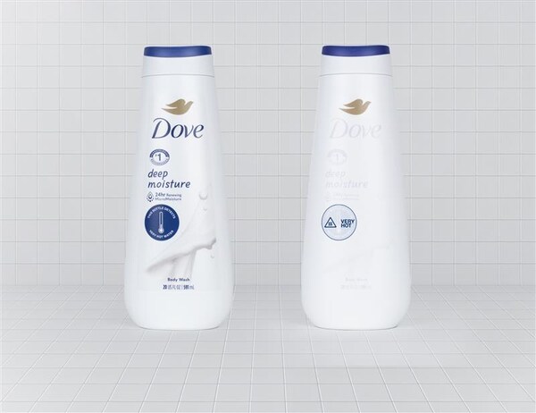 Dove saves Canada's skin with bottle that shows when your shower is very hot