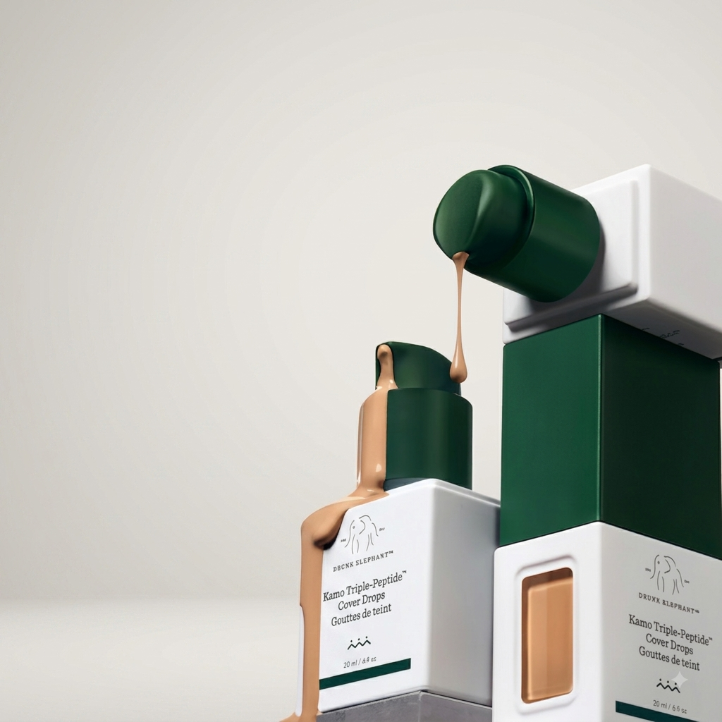 Drunk Elephant Just Launched Its First Foundation Meet Kamo Cover Drops